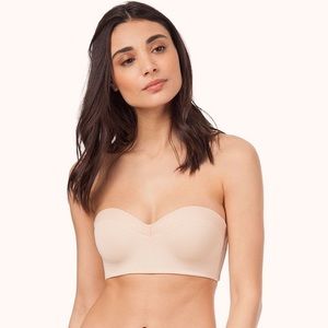 NWT Lively No-Wire Strapless in Toasted Almond